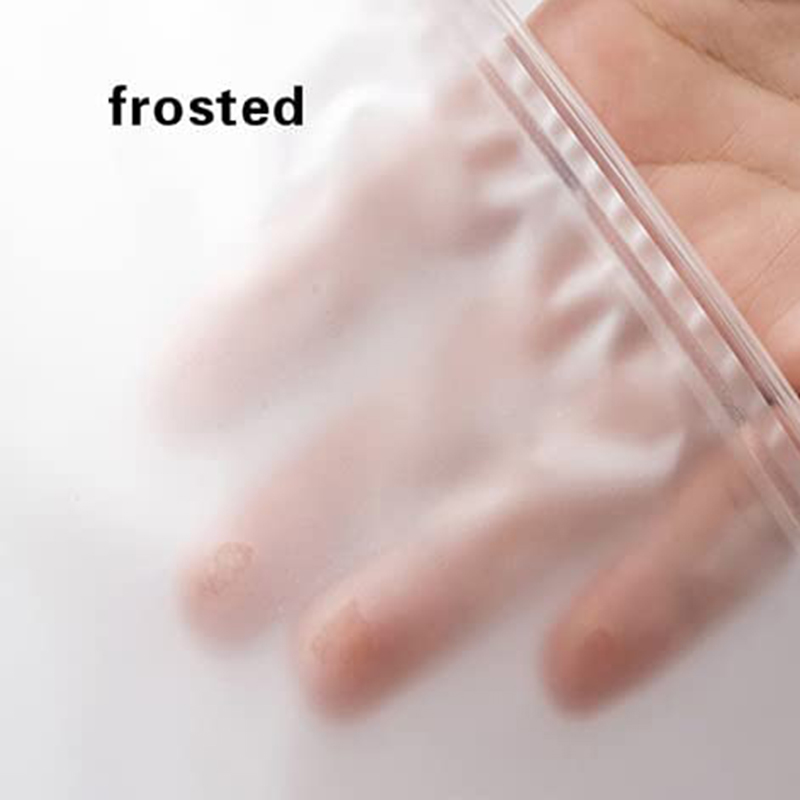 China Biodegradable Frosted Zipper Bags per vestiti cù Vent Holes  Manufacturer and Supplier